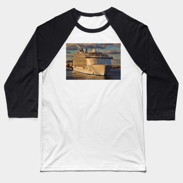 Allure of the Seas Baseball T-Shirt by tgass